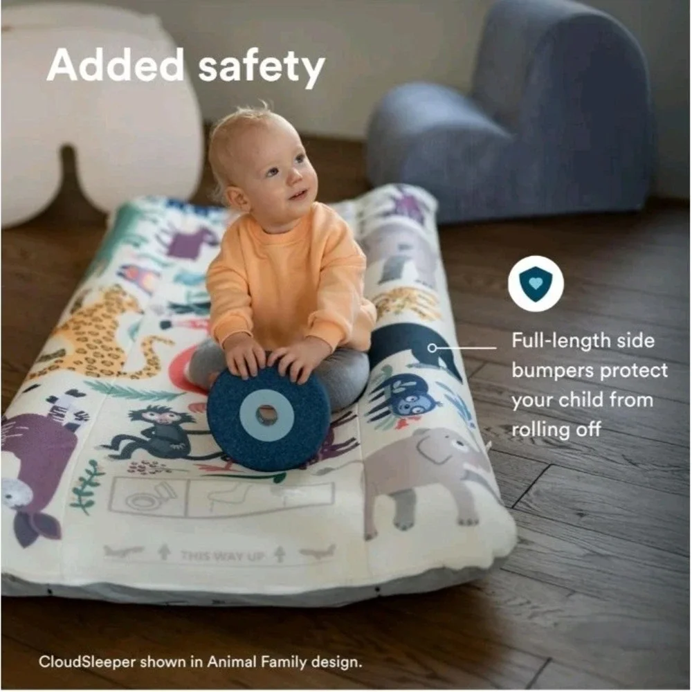 Stokke JetKids CloudSleeper Kids Inflatable Travel Bed Animal Family Toddler